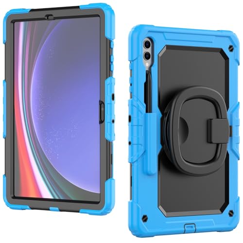 Coque antichoc Samsung Tab S10+ X820 avec poignée rotative et protection