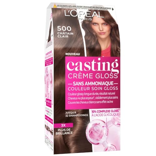 Coloration 5.00 Fondant Sans Ammoniaque Gloss Casting Crème Gloss 'oreal Paris La Boîte - vue 4