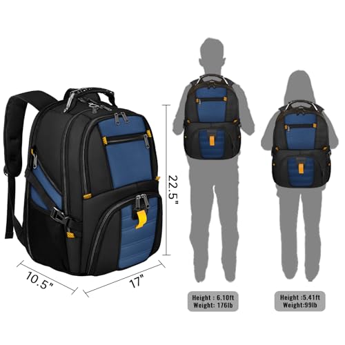 Image of YOREPEK Large Laptop Backpack for Men, Heavy Duty Travel Backpack