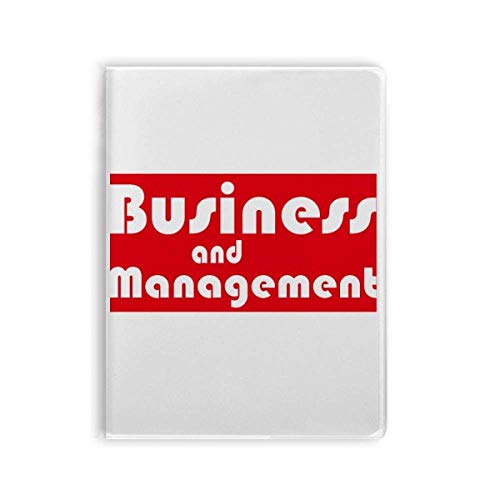 Carnet de notes Major Business rouge souple pour gestion