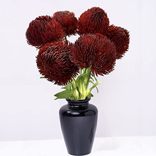Cosybeau Artificial Fake Burgundy Flowers, Dianthus Dandelion Arrangement Plants Table Centerpieces Decorations For Baby Shower Birthday Home Living Room Bedroom Kitchen Office #TOP5