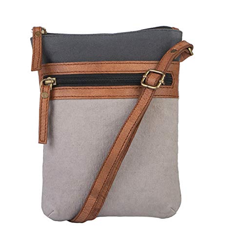 Mona B Canvas Small Sling Crossbody Bag with Stylish Design for Women