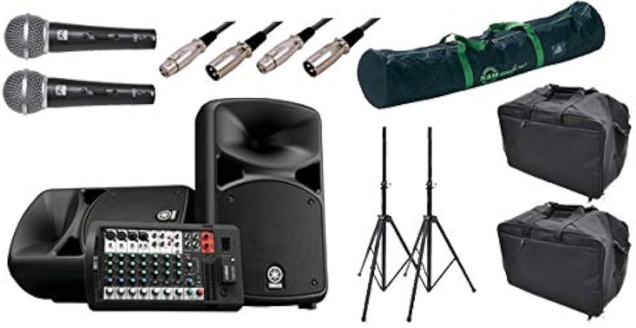 YAMAHA STAGEPAS 簡易PAシステム Amazon | YAMAHA (ヤマハ) 簡易PAシステム STAGEPAS 600BT マイク2本