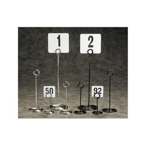 Image of American Metalcraft NSB4 Swirl Base Number Stands, 4-Inches Tall