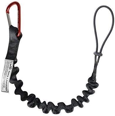 Traega TLX Tool Safety Elasticated Lanyard - Single Clasp/Carabiner