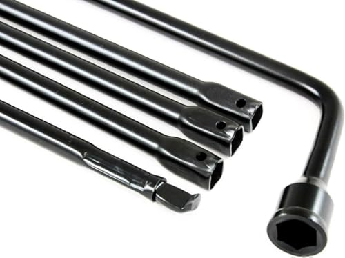 Image of Premium Spare Tire Lug Wrench Tool Replacement Kit Carbon Steel Compatible For 1998-2011 Ford Ranger 2001-2002 Ford Explorer 2001-2005 Ford Sport Trac