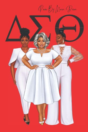 Carnet Delta Sigma Theta Pure broché avec pages lignées pour prendre des notes au quotidien