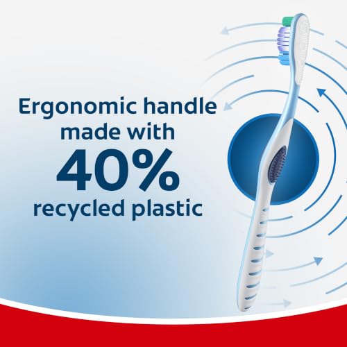 Colgate 360 Toothbrush with Tongue and Cheek Cleaner, Medium Toothbrush, 1 Pack - image 9