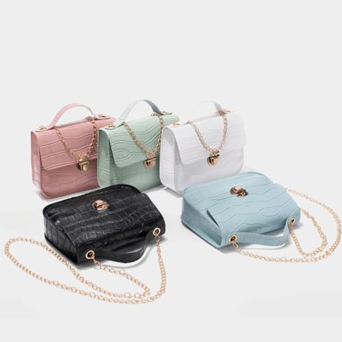 Crossbody Bag Chain Magnetic Lock Wallet Women Fashion Retro Print Underarm Shoulder Bag Handbag Removable Shoulder Strap2