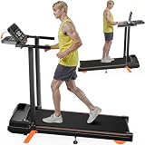 Treadmills for Home, App Compatible, 5 in 1 7.5MPH Foldable Treadmill with 10% Incline, 3.0HP Brushless Drive, 12 HIIT Programs