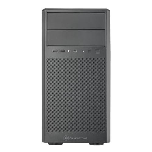 Image of Silverstone Technology FARA 314 All Metal Compact Micro-ATX Tower Chassis with Tremendous Storage Drive Compatibility, SST-FA314-B