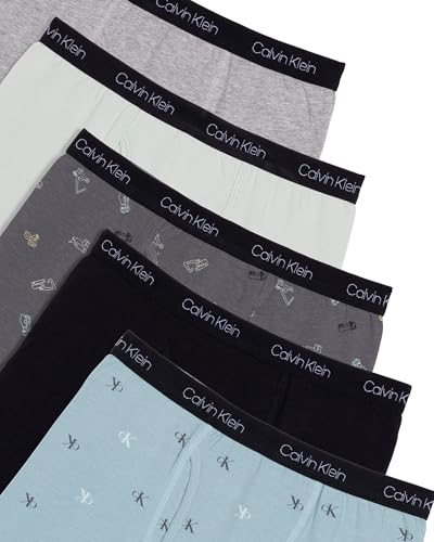Image of Calvin Klein Kids Boys' Modern Cotton Boxer Brief Underwear 5-Pack