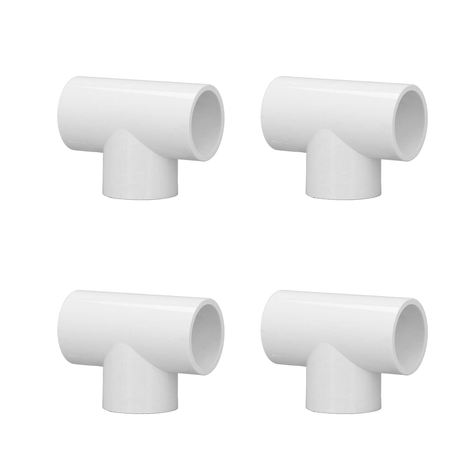 30 Raccordi A T Per Tubi In PVC 20 Mm | Giunti 3 Vie Per Condotti Elettrici, Irrigazione Giardino E Fai Da Te, Colore Bianco