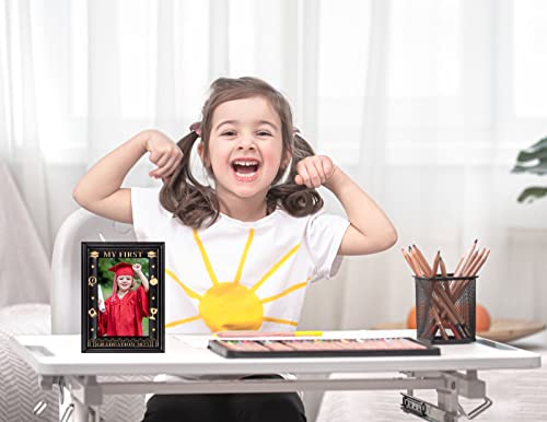 Flyab My First Graduation Picture Frame 2023 Kindergarten Preschool Graduation Photo Frame Congratulations Graduation Frames Decorations First Graduation Gifts For Kids Girls Boys #TOP5
