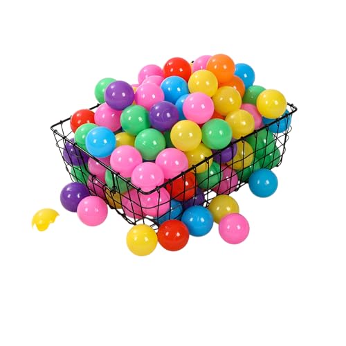 [qiukala]�{�[������p �J���[�{�[�� �H�i��PE�f�� 5.5cm 200���� �m��ߋ� �p�X�e��6�F �����ϋv�݌v �Ԃ������S�F�� �����V�� �L�b�Y�T�[�N�� �ȒP���[ �v���}�}�����p�b�N �F 5.5cm×200��