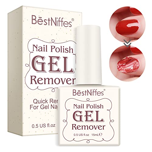Gel Nail Polish Remover,Remove Gel Nail Polish In 1-5 Minutes,Quick & Easy Polish Remover,No Need For Foil,Soaking Or Wrapping-15ml (1Pack)