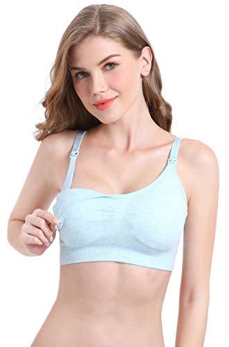 Suekaphin Nursing Wireless Women's Sleeping Maternity Breastfeeding Bra,Small,Sort Cc-A #TOP2