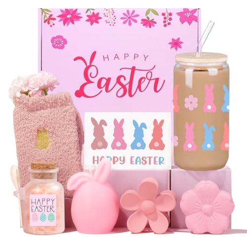 Ithmahco Easter Gifts for Teens Girls, Women, Easter Basket Stuffers for Teen Girls, Easter's Basket Idea for Teens, Bunny Gift for Girl,Easter's Baskets Essentials For Adults