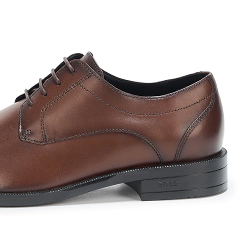 Image of BOSS Men's Tayil Smooth Leather Derby Dress Shoe