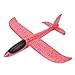 Omabeta Flugzeugmodell Spielzeug, Kinderspielzeug Gute Elastizität Wurfflugzeug Spielzeug Helle Farbe für Eltern-Kind für interaktives Spielzeug(rot)