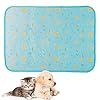 NALCY Koelmat voor honden, koelmat voor de zomer, honden koelkussen, hondenbed, katten, koelkussen, blauwe fruit, koelmat, zelfkoelende mat voor autostoelen, bedden (50 x 40 cm)
