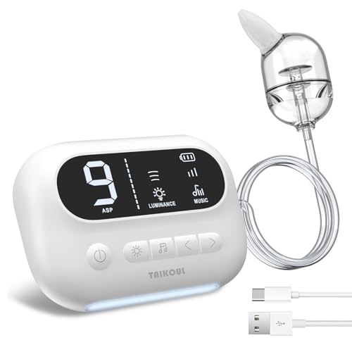 CEIEVER Elektrischer Nasensauger Baby - 9 Saugstärken Wiederaufladbar | Für Neugeborene & Kleinkinder