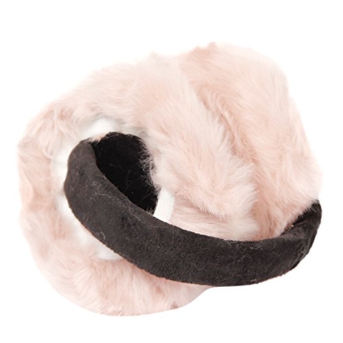 Image of FabSeasons Faux Fur Winter Outdoor Accessory Foldable Ear Muffs /Warmer for Girls & Women for protection from Cold, Ideal Head /Hair Accessory during winters