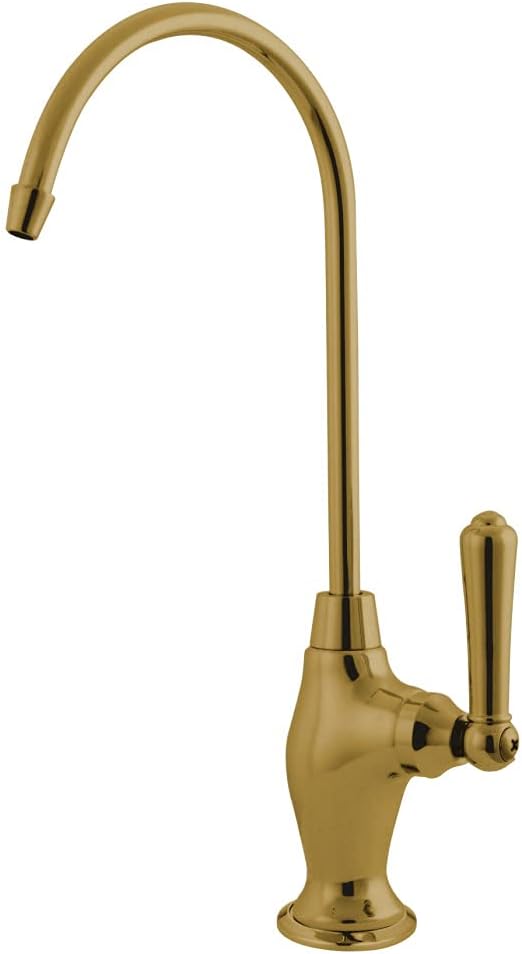 Kingston Brass KS3192NML Magellan Single Handle Water Filtration Faucet, Polished Brass