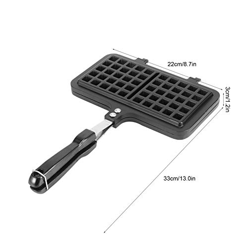 Waffeleisen, tragbarer Antihaft-Waffeleisen Eierkuchenform Frühstücksmaschine Haushaltsküchenbedarf – Bild 4