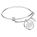 "You are Braver Than you Believe..." Inspirational Expandable Wire Bangle Bracelet, 2.5"