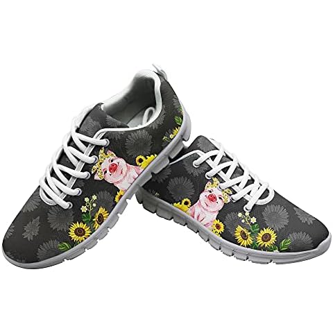 Dolyues Lightweight Sunflower Print Running Shoes Cover