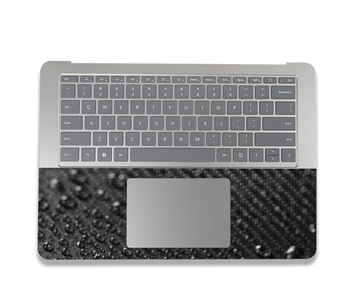 Image of MightySkins Carbon Fiber Skin Compatible with Microsoft Surface Laptop Studio 2 (2023) Full Wrap Kit - Dewdrop | Protective, Durable Textured Carbon Fiber Finish | Easy to Apply | Made in The USA