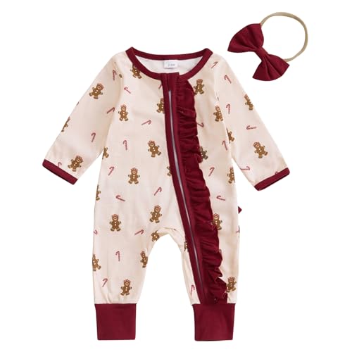 Image of Halloween Baby Boy Girl Outfit Pumpkin Long Sleeve Onesie Romper Jumpsuit Halloween Clothes Girl Boy
