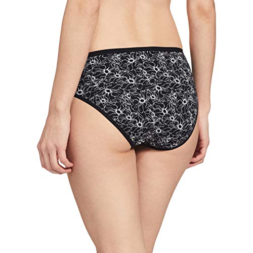 Image of Jockey 1807 Women's High Coverage Micro Modal Elastane Stretch Mid Waist Hipster with Ultrasoft Exposed Waistband