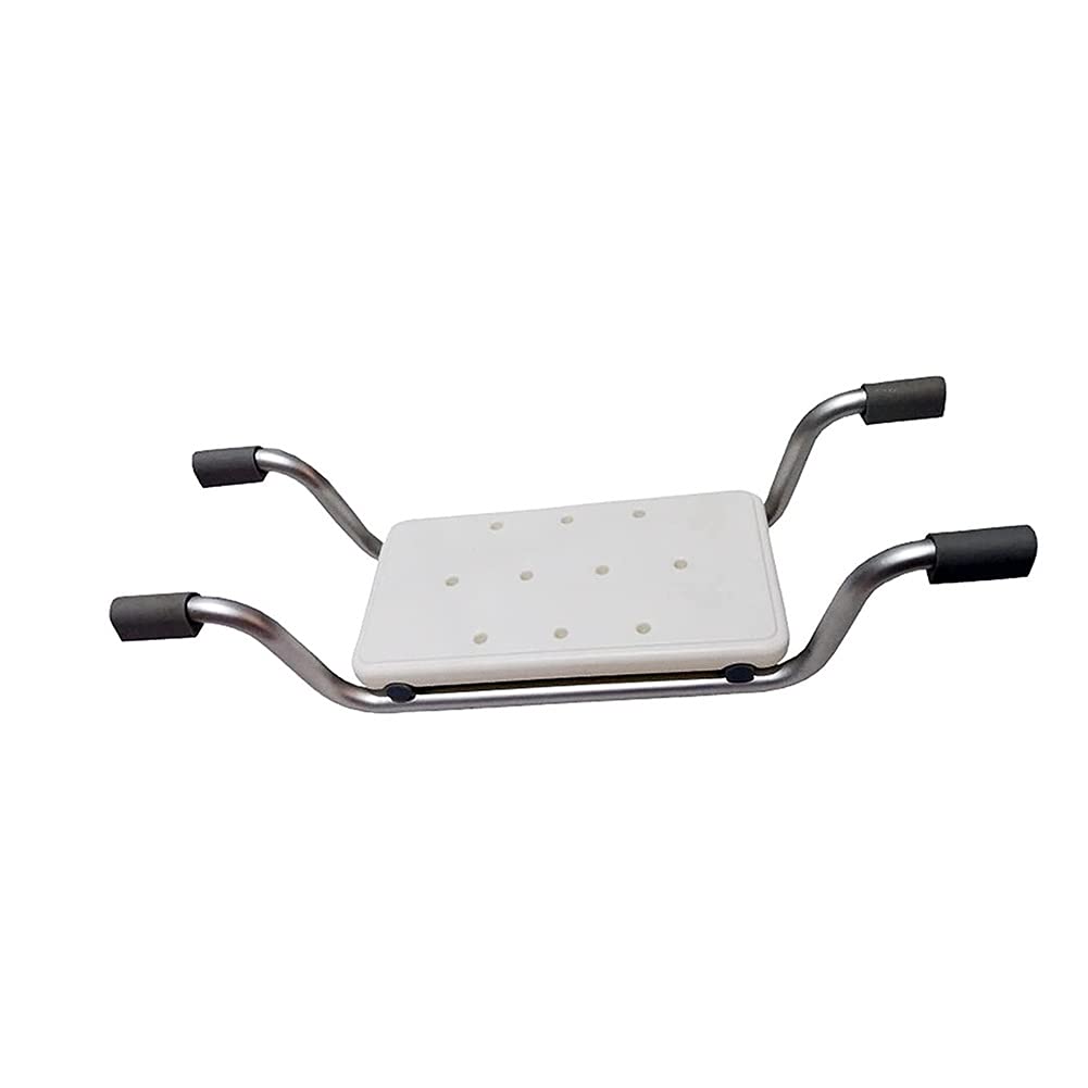 SINYUIF Shower Chair For Bathtub Lightweight Suspended Shower Stool Seat Tractable Bathtub Tray Bathroom Bench Bathroom Safety Aids For Elderly Disabled Inside Shower