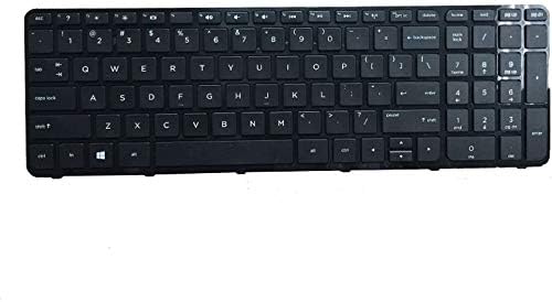 Laptop Replacement Keyboard Compatible for HP Pavilion 17-E019DX 17-e019sf 17-e019ss 17-E020DX 17-e020ez 17-e020sd 17-e020sf 17-e020sm 17-e020sq 17-e020ss, US Layout Black Color