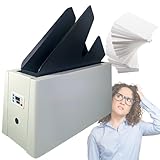 YEHOZZ Automatischer Papiersortierer, 15 W/30 W Papierverarbeitungsmaschine mit 50 mm/70 mm Papierrahmenbreite und Führungseckpapierrahmen, 3S zum Ausrichten, für Büros A3~100mm