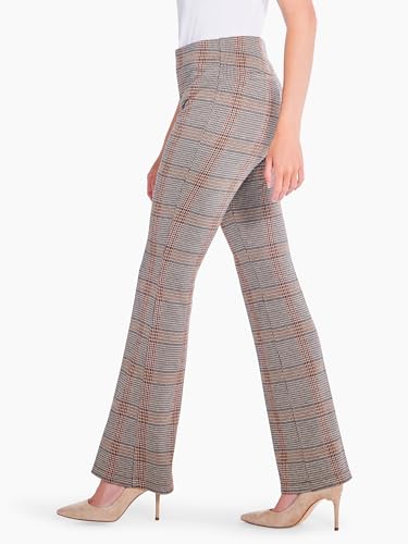 NIC+ZOE Women's 31" Sketched Plaid Bootcut Pant3