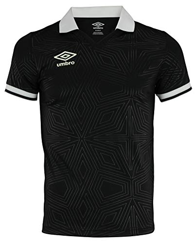 Umbro Mens Diamond Glass Jersey Black/White Size L