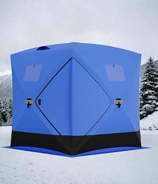 sauna tent vs ice fishing tent