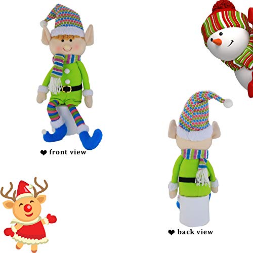 Wewill 20'' Christmas Elf Doll Legged Plush Stuffed Elves Boy Toy Cute Soft Holiday Bendy Characters Gifts Fun Decorations On Shelf For Kids Family #TOP2