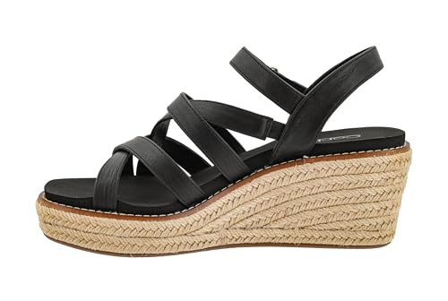 Corkys Footwear Women's All Nighter 3-Inch Wedge - Features A Jute-wrapped Heel, An Elegant Strappy Upper, And Memory Foam EVA Insoles For All Day Comfort