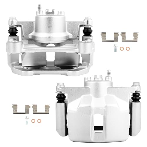 Image of SCITOO 19B6030 19B6031 Front Driver & Passenger Disc Brake Calipers Fit For Nissan For Maxima 2009-2023,For Nissan For Sentra 2009-2012,With Bracket 2PCS