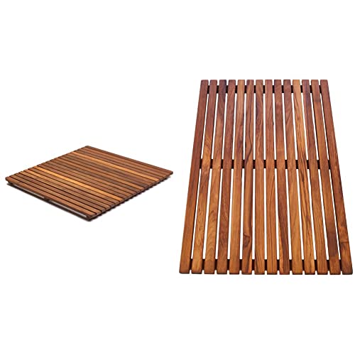 Asinox TEK4A7171 Caillebotis de Douche Bois Marron 71 x 71 x 4 cm Cover