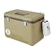 Tan Live Bait Drybox/Cooler with 2 Speed Aerator Pump.