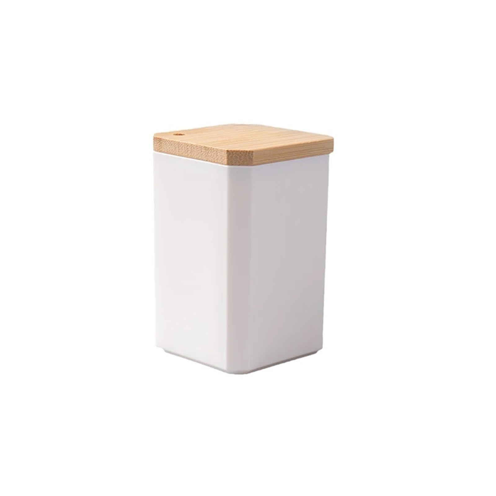 Gwyzax Toothpick Holder 4Pcs Plastic Toothpick Holder with Bamboo Lid, Portable Kitchen Storage Box