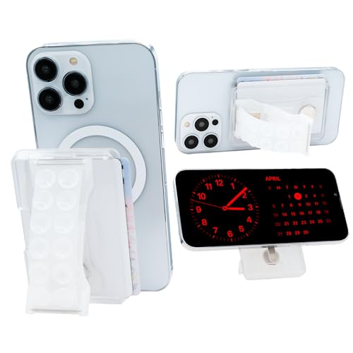 Cartera con ventosa magnética compatible con MagSafe y tarjetero teléfono