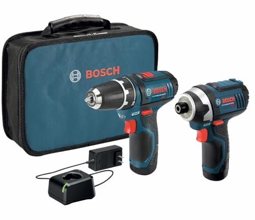BOSCH 12V Max Cordless 2-Tool Combo Kit...