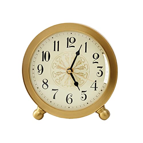 hongbanlemp Escritorio Reloj Reloj de Escritorio Simple y clásico Reloj de Estudio Adornos de Mesa Reloj de Escritorio Home Elegant Silent Desktop Desk Relk Reloj Sobremesa