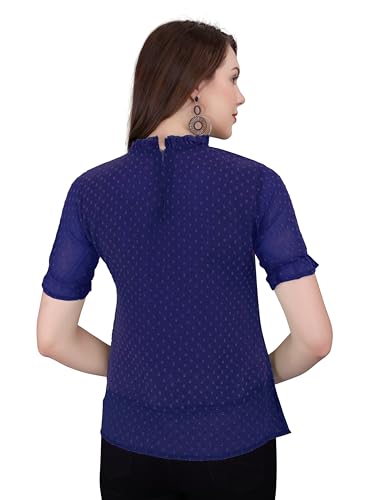 Image of Sidhidata Women's Tissue Fabric Premium Regular Fit Casual Top For & Girl'S